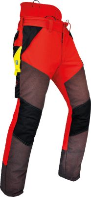 Pantaloni protettivi taglio Pfanner Gladiator Extreme rosso XL