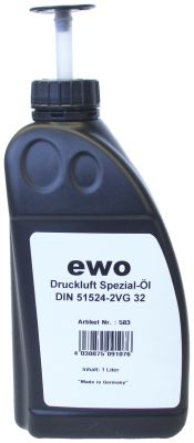 EWO Druckluft Spezial-Öl 1 Liter Flasche
