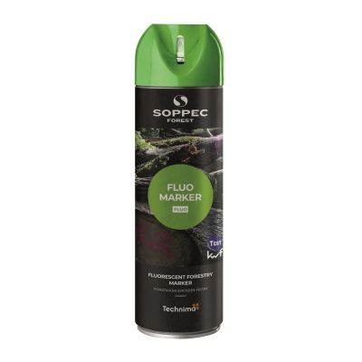 Soppec Fluo Marker vernice forestale - spray verde fluorescente per marcatura fo