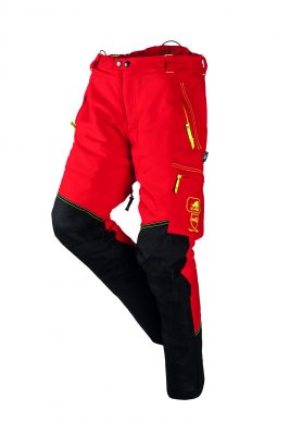 Pantaloni antitaglio SIP Reflex rosso classe 1 taglia L